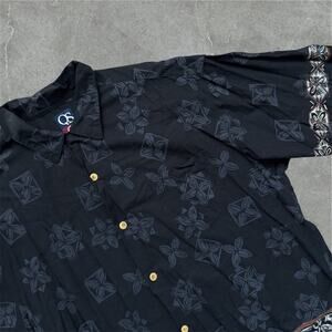 Vintage Quiksilver Button Up Shirt Mens Large Y2K classic hawaii aloha shirt